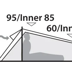 Robens Arrow Head 1 Tent -Campingudstyr Salg 2022 65000115 2