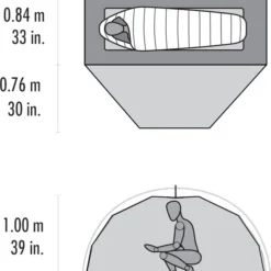 MSR Elixir™ 1 Tent -Campingudstyr Salg 2022 65000117 3