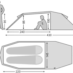 Nordisk Oppland 2 LW 21 Nordisk Oppland 2 LW -Campingudstyr Salg 2022 65000128 9