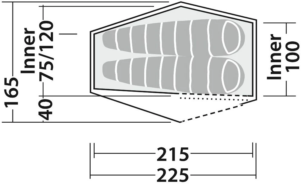 Robens Chaser 2 Tent 11 Robens Chaser 2 Tent - Billede 9