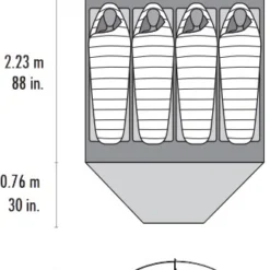 MSR Elixir™ 4 Tent -Campingudstyr Salg 2022 65100100 2