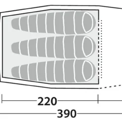 Robens Pioneer 3EX Tent -Campingudstyr Salg 2022 65100123 8