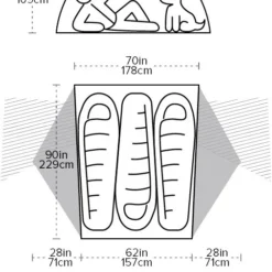 Big Agnes Copper Spur HV UL3 Tent -Campingudstyr Salg 2022 65100148 7