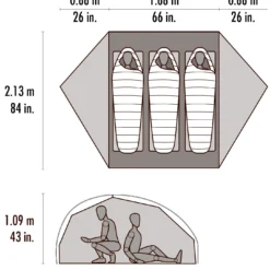MSR FreeLite™ 3 Ultralight Tent 19 MSR FreeLite™ 3 Ultralight Tent -Campingudstyr Salg 2022 65100158 8