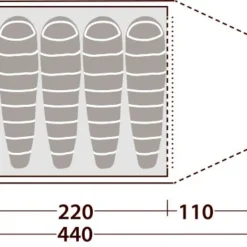 Robens Goshawk 4 Tent -Campingudstyr Salg 2022 65100161 8