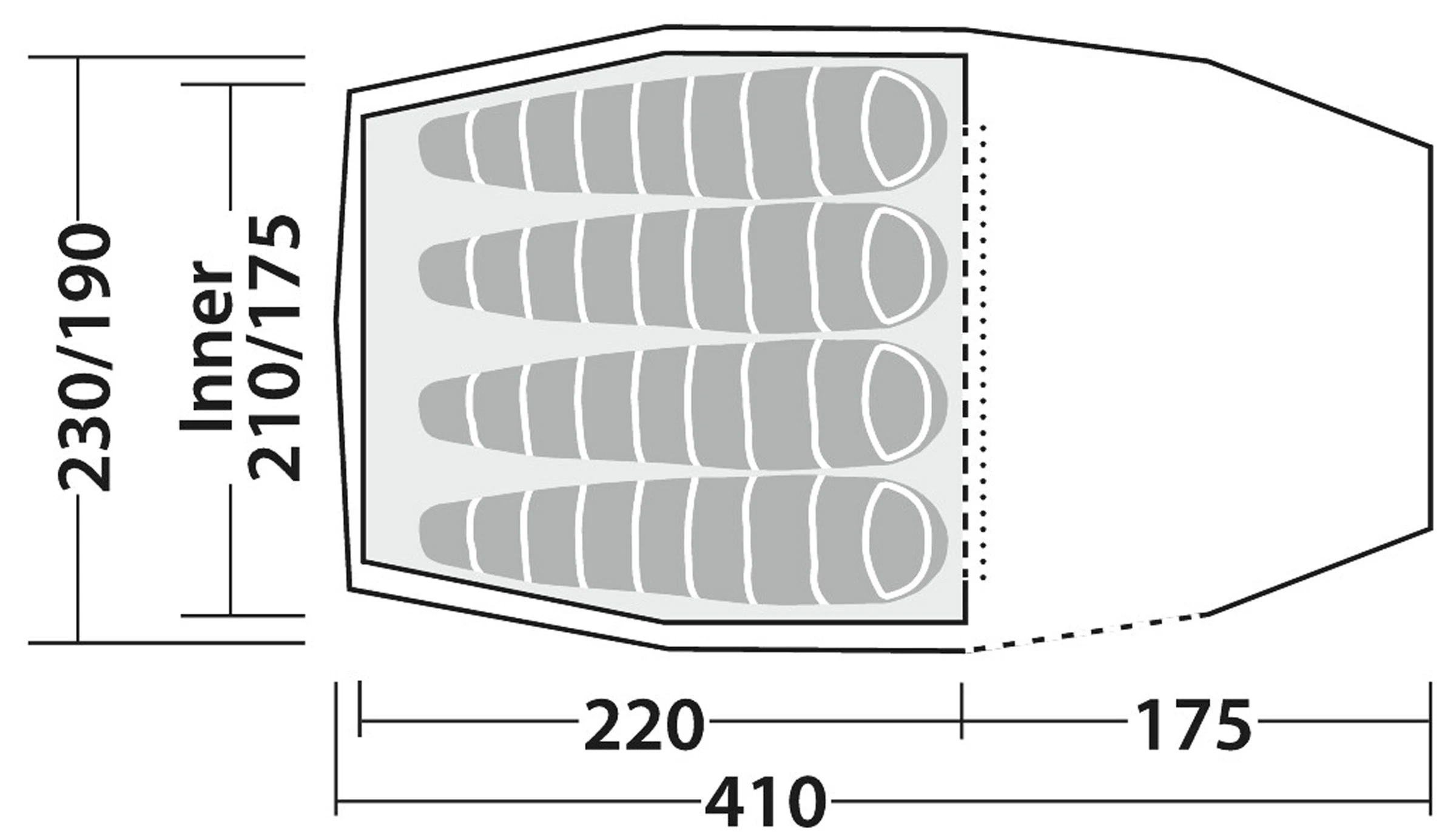 Robens Pioneer 4EX Tent 11 Robens Pioneer 4EX Tent - Billede 9