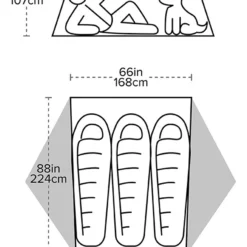 Big Agnes Tiger Wall UL3 Solution Dye Tent -Campingudstyr Salg 2022 65100172 3