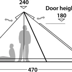 Robens Fairbanks 7 Grande Tipi -Campingudstyr Salg 2022 65400030 8