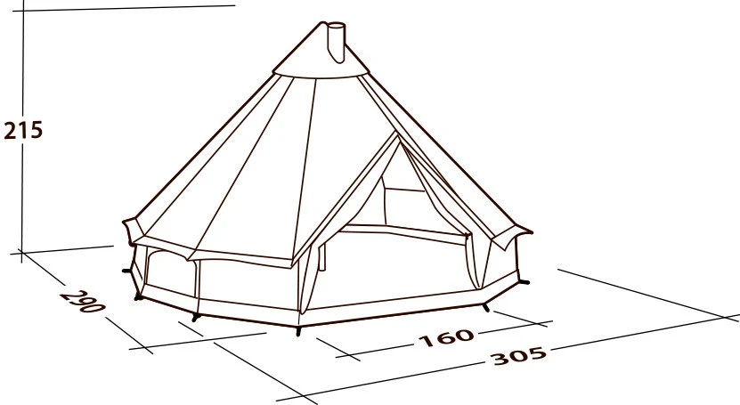 Robens Klondike 4 S Tipi 10 Robens Klondike 4 S Tipi - Billede 8