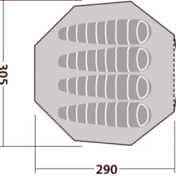 Robens Klondike 4 S Tipi 21 Robens Klondike 4 S Tipi -Campingudstyr Salg 2022 65400037 9