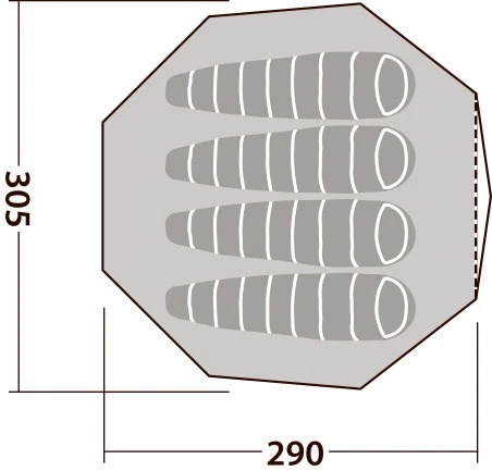 Robens Klondike 4 S Tipi 12 Robens Klondike 4 S Tipi - Billede 10