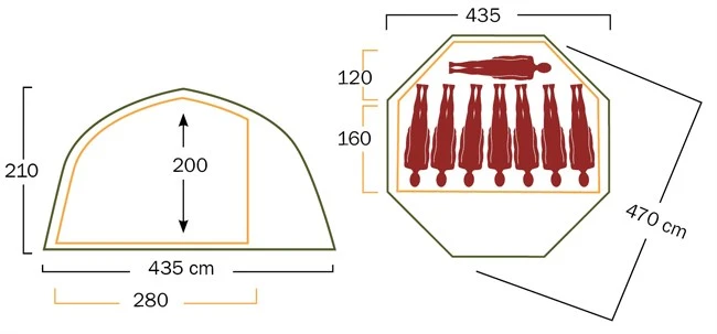 Helsport Varanger Dome 8-10 4 Helsport Varanger Dome 8-10 - Billede 2