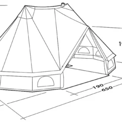 Robens Klondike 12 Twin Tipi -Campingudstyr Salg 2022 65500030 7