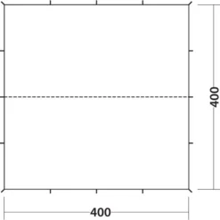 Robens Trail Tarp 4 X 4 M -Campingudstyr Salg 2022 66000044 2