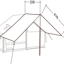 Robens Prospector Tarp 9 Robens Prospector Tarp -Campingudstyr Salg 2022 66000079 2